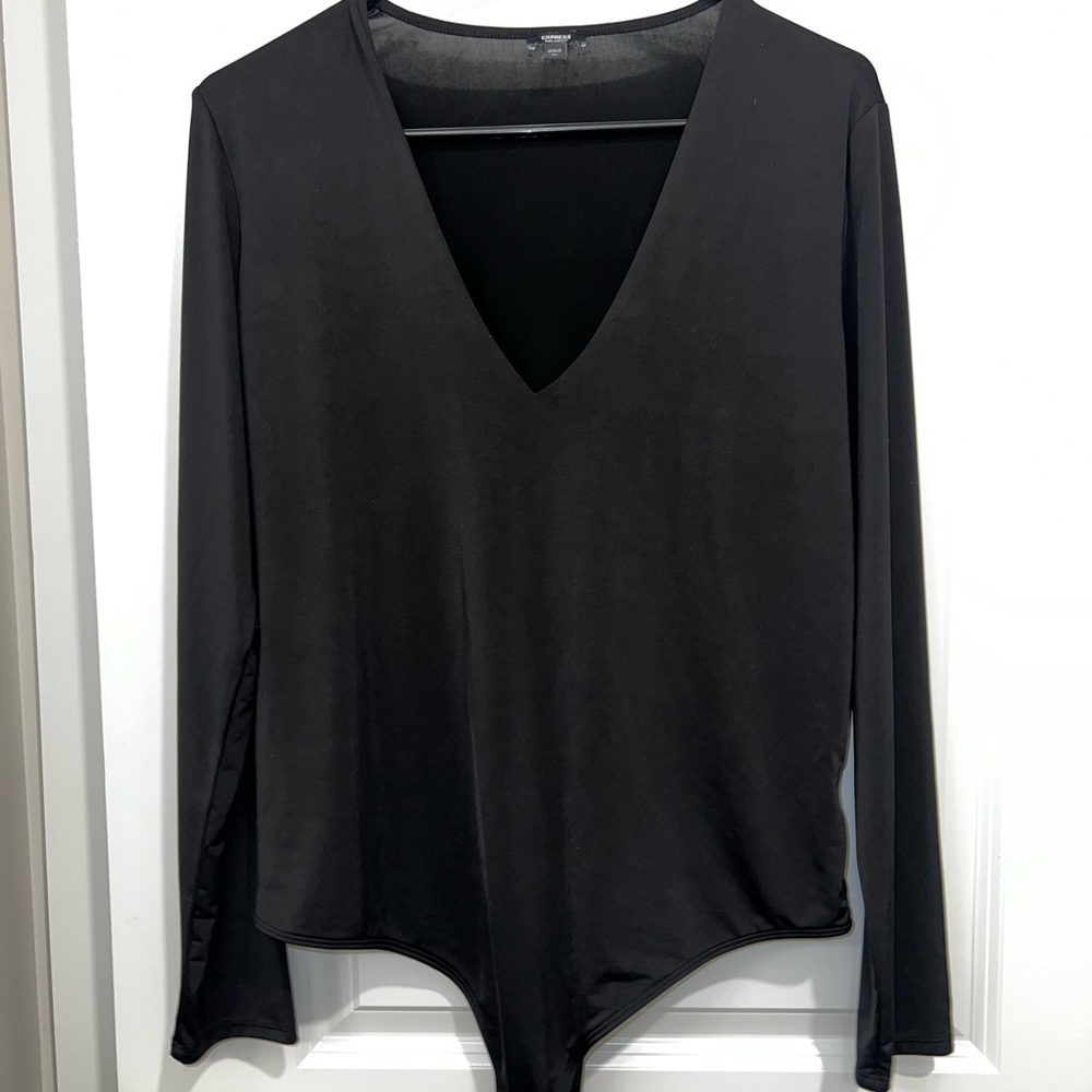 Express bodysuit scoop neck